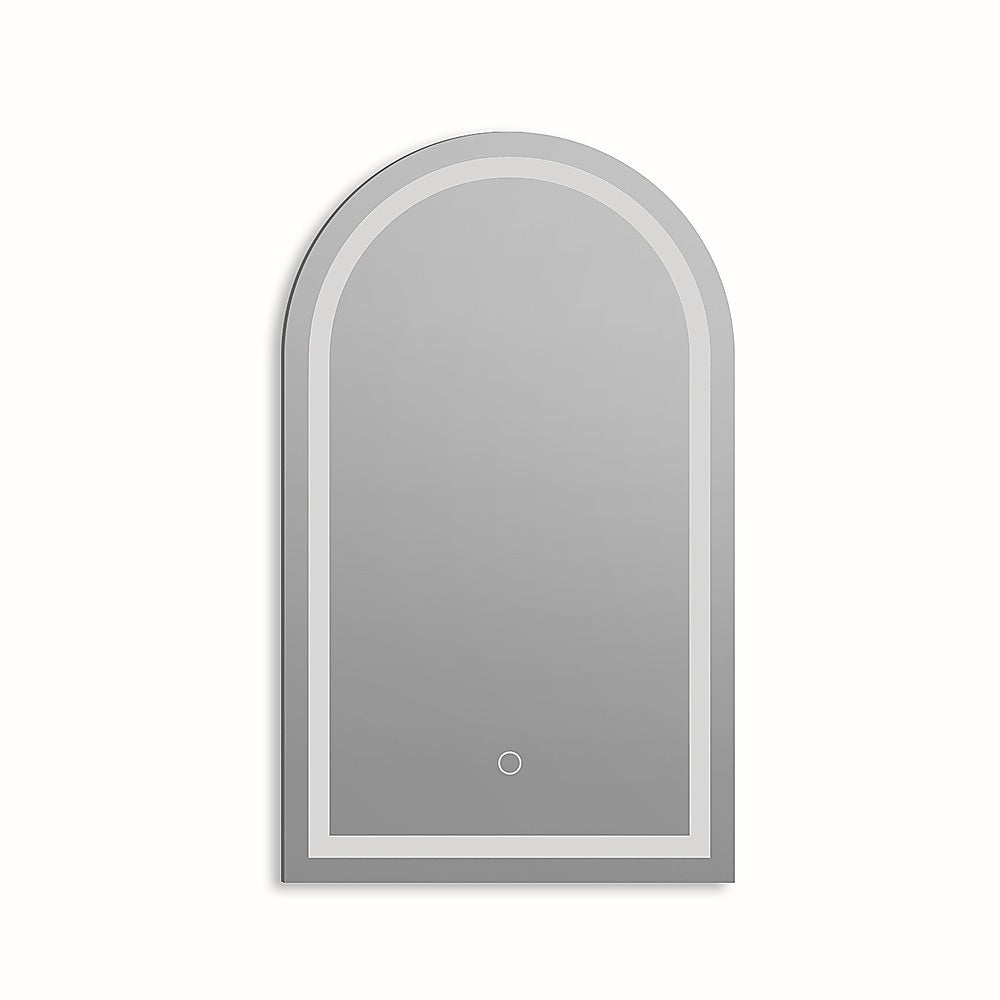 NNEDSZ Arched LED Wall Mirror Bathroom Mirrors Makeup Anti-fog 600mm x 1000mm