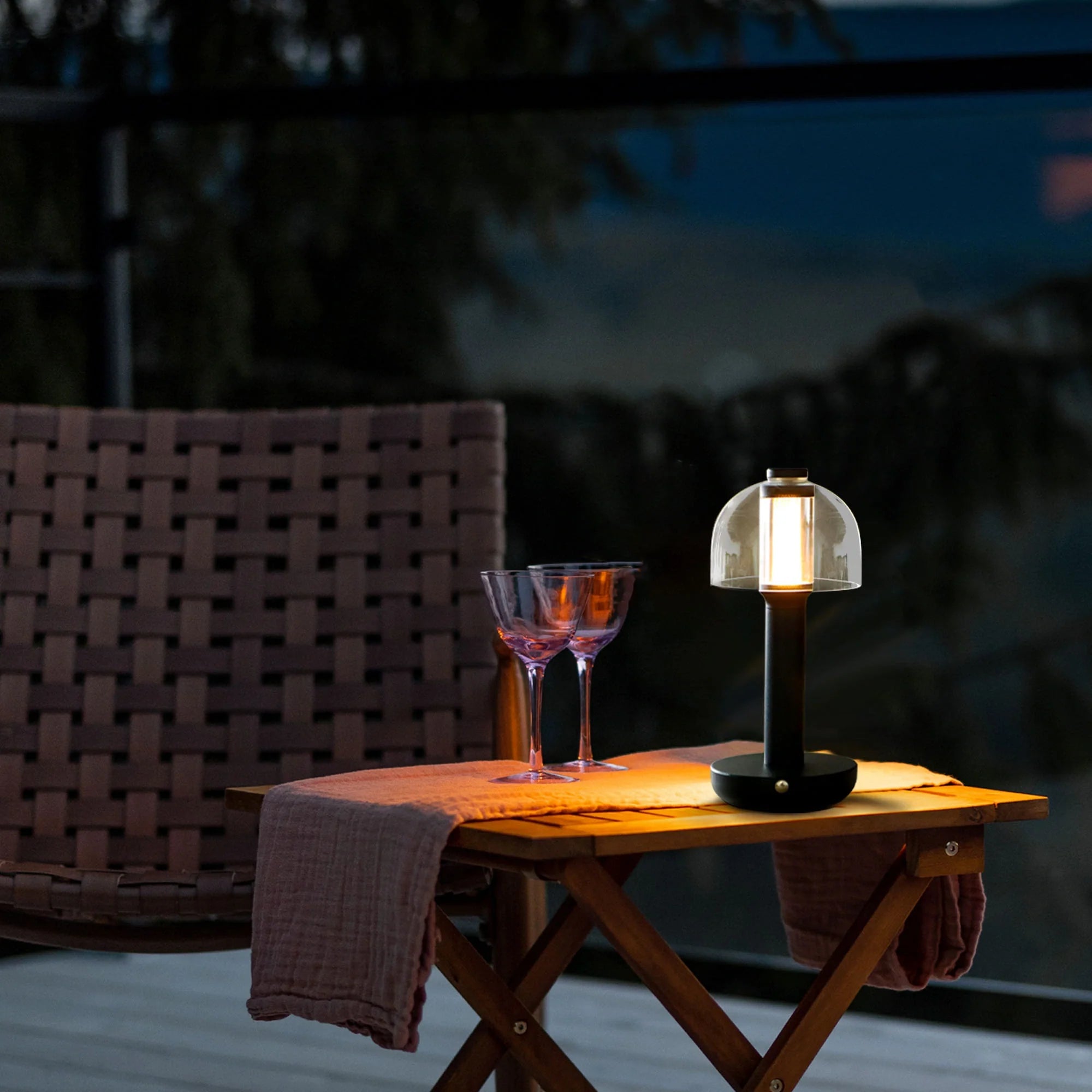 10" H Table Lamp 3-Color Light Dimmable Lamp-3